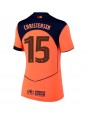 Barcelona Andreas Christensen #15 Replika Tredje Kläder Dam 2025-26 Kortärmad